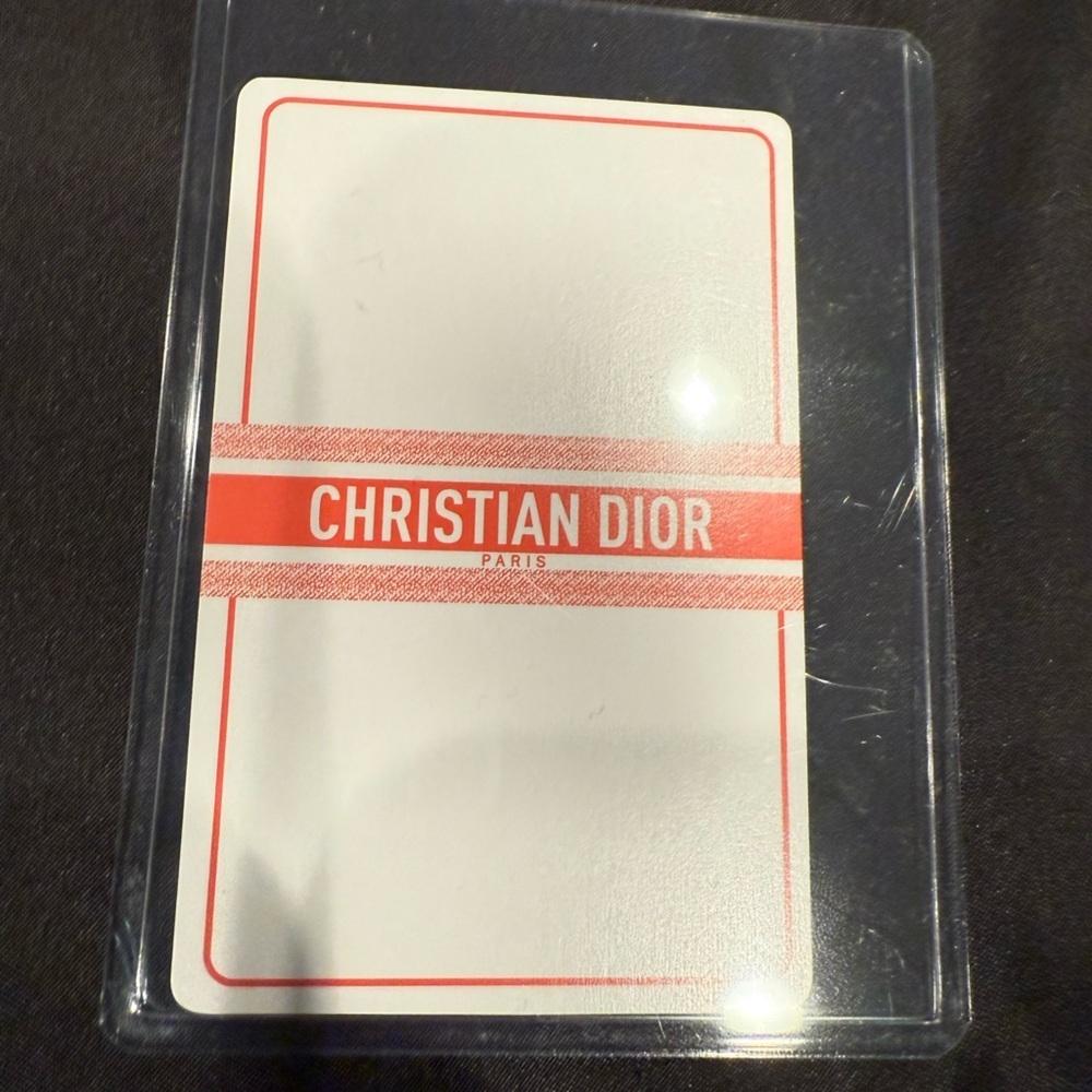 5 Christian Dior Novelty Playing Cards from 2024 Summer Set Protective Cases - Picture 15 of 15